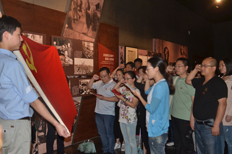 浙江一建總部黨員走進富陽紅色教育基地開展主題黨日活動